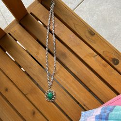 Jade & Silver Necklace