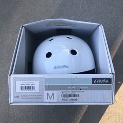 White Bicycle Helmet In Box