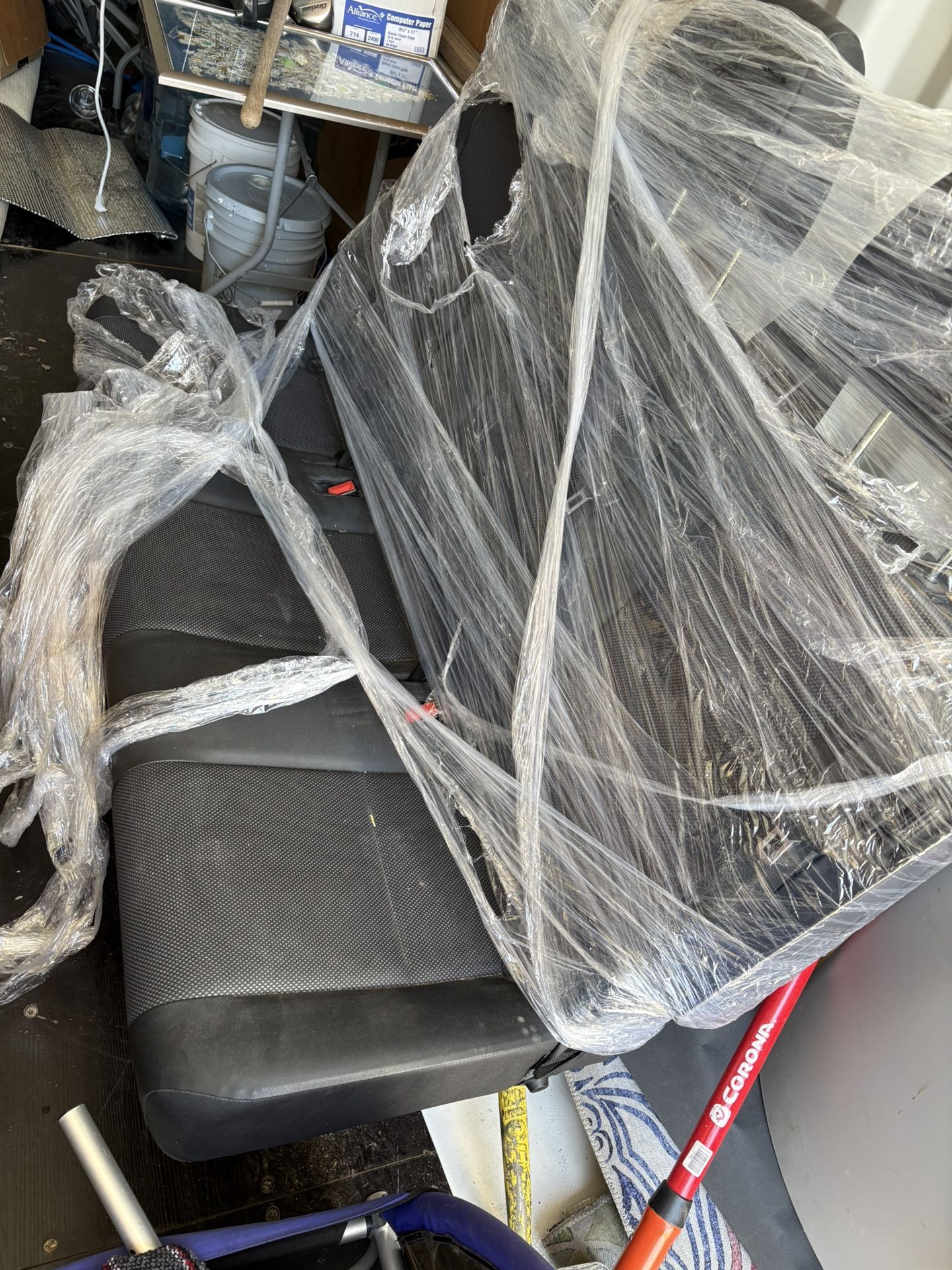 Removable seat for a sprinter van Mercedes