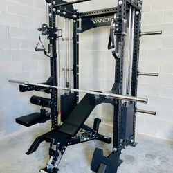 Brand New - VANDER F16 - 400lbs Stack Total + 290lbs Olympic Weight Set + Commercial Bench - Functional Trainer - Free Delivery & Assembly