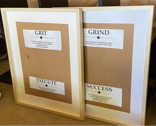 Set of 2 IKEA HOVSTA Birch Effect Picture Frames
