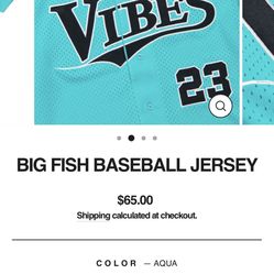 Vibes Baseball Jersey