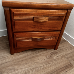 Small wood nightstands