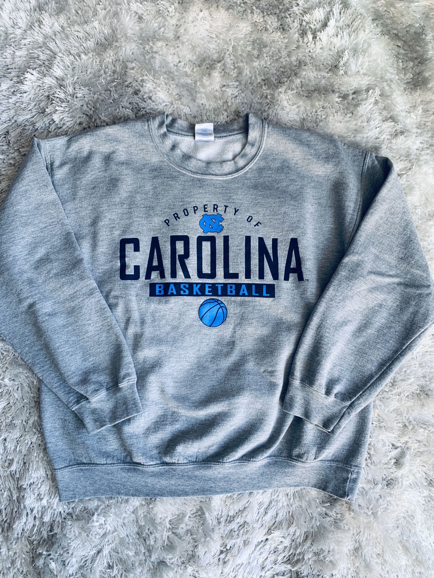 North Carolina Tar Heels Basketball Sweatshirt Large
