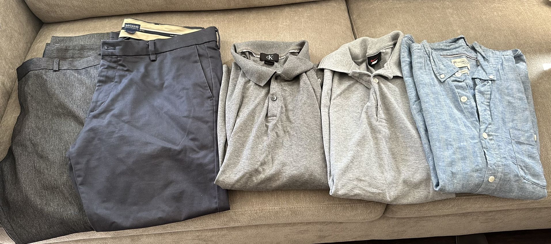 Men’s Clothing Size L & XL 