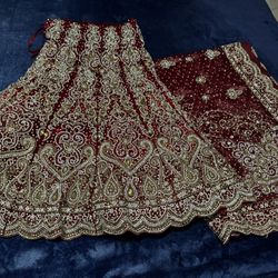 Indian Wedding Lhengha 