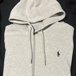 Polo hoodie zip up