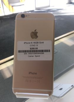 iPhone 6 16GB Gold Sprint