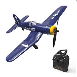 VOLANTEXRC F4U Corsair Airplane 400mm Wingspan Airplane 2.4G RC 4CH Airplane Fixed Wing Aircraft with Xpilot Gyro System for Beginner - RTF Toy Toys
