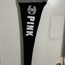 Pink Victoria Secret Leggings Black Size Small