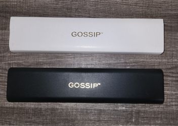Gossip Women's Wristwatch - Large Font - Black Band