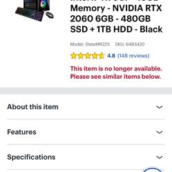 Ibuypower Gaming PC 2060 Computer