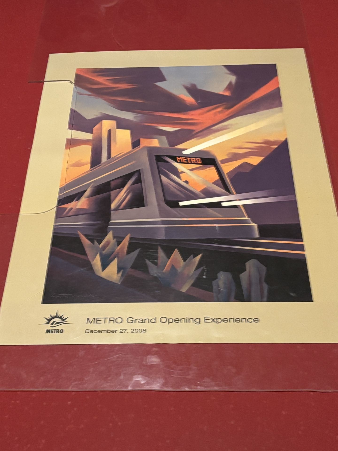 Phoenix Metro Light Rail Grand Opening Poster 2008