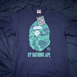 Authentic bape tee green 