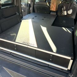 Goose Gear Bronco drawer system and seat delete platform