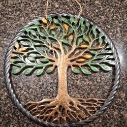 Tree Of Life, Celtics Knot, Xmas Wreaths Hanging Decorations 