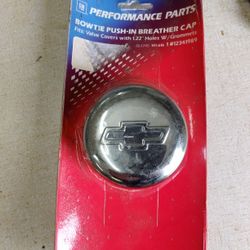 NEW GM Bowtie Push-On Breather Oil Cap Part # 1(contact info removed) GM Performance Parts