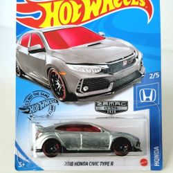 Hot Wheels Honda 2018 Civic Type R Zamac 