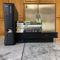 Xbox And Ps2 Console And Games