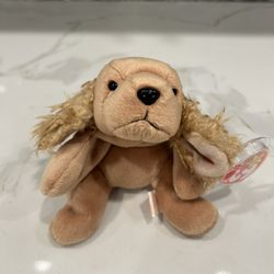 TY Beanie Baby - SPUNKY the Dog 