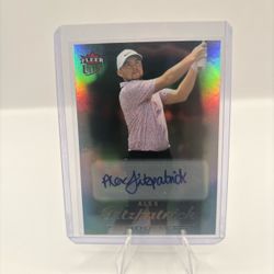 2023 Fleer Ultra  Golf Rookies Rainbow Auto Alex Fitzpatrick #54 Rookie Auto.