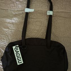 Baggu Bowler Bag Chocolate Plum