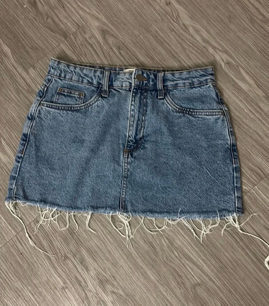 Denim Mini Skirt
