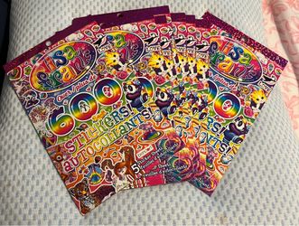Lisa Frank - 600 count sticker book (10x)