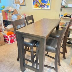 Wood Table And Chairs
