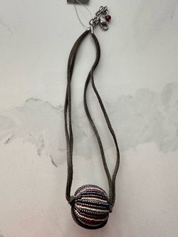Jabulani Soft Leather with beaded ball necklace Fair Trade Product