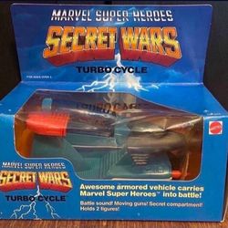 Vintage Mattel Marvel Super Heroes Turbo Cycle MISB
