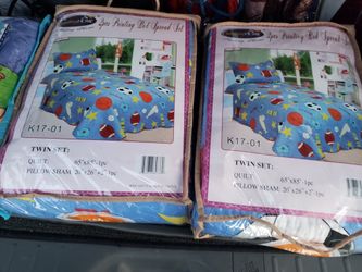 Twin bed spreed sheets 2pcs