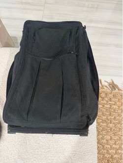 2 airline suitcases.