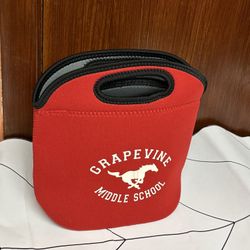 Neoprene Lunch Bag - Grapeville middle School