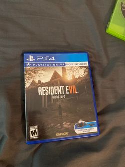 Resident Evil Biohazard. Ps4