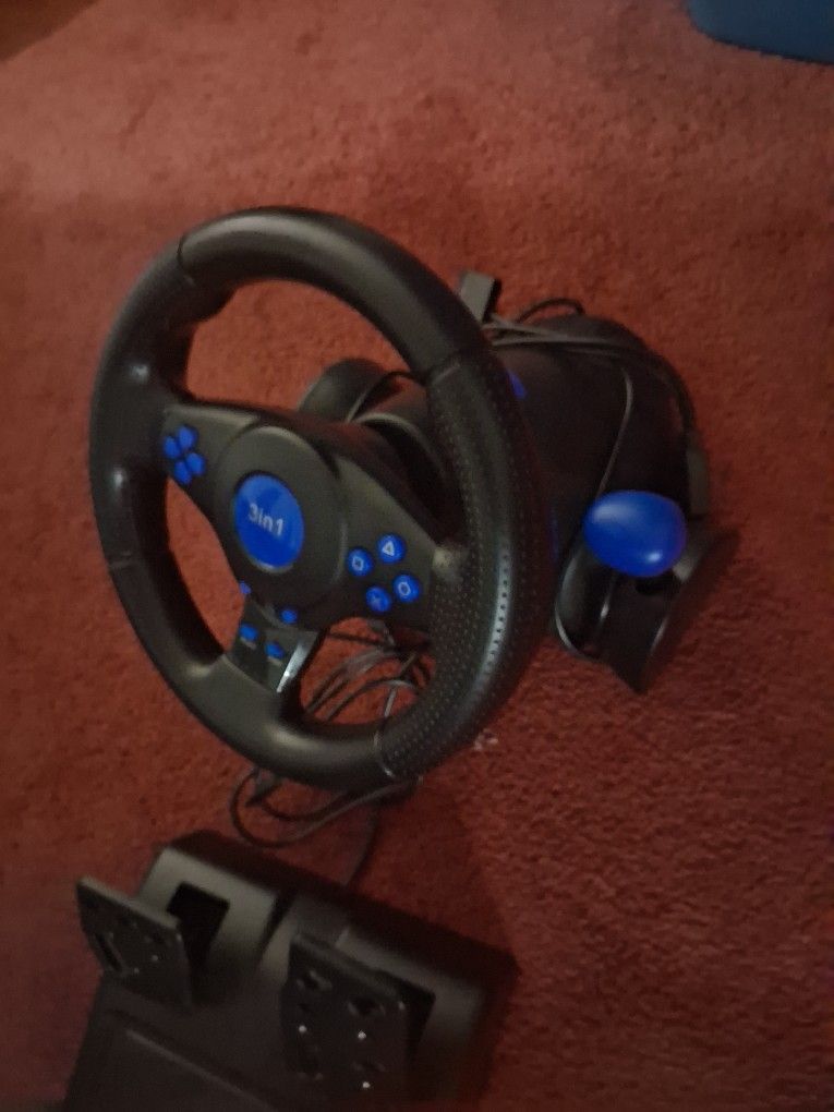 Steering Wheel And Pedal