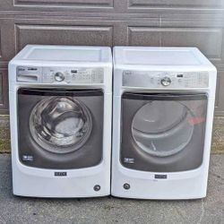 Maytag XL Capacity Washer And Electric Dryer. Works Perfect And Well Cleaned. Can Be Tested Before Pick Up. 30 Days Warranty.