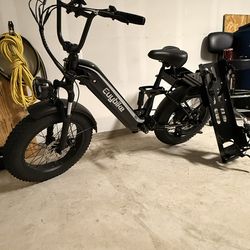 Electric Bike - 1400W Peak - Dual Battery & Golf Rack