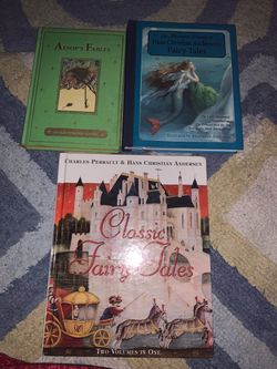 Set of 3 Illustrated Classic Fairy Tale Books