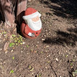 Santa,s Candle Holder