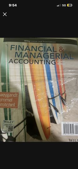 Financial And Managerial Accounting 4th Edition Wiley