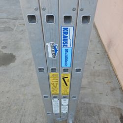 KRAUSE MultiMatic 16"FT LADDER ALUMINU   GOOD CONDITION 