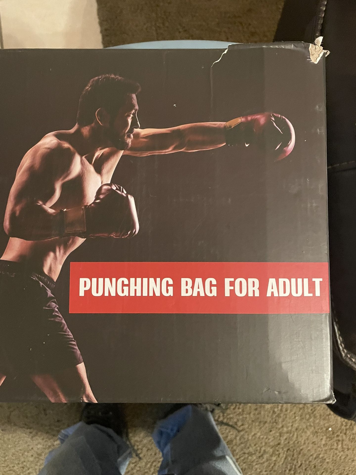 Free Standing Punching Bag.           25 Dollars 