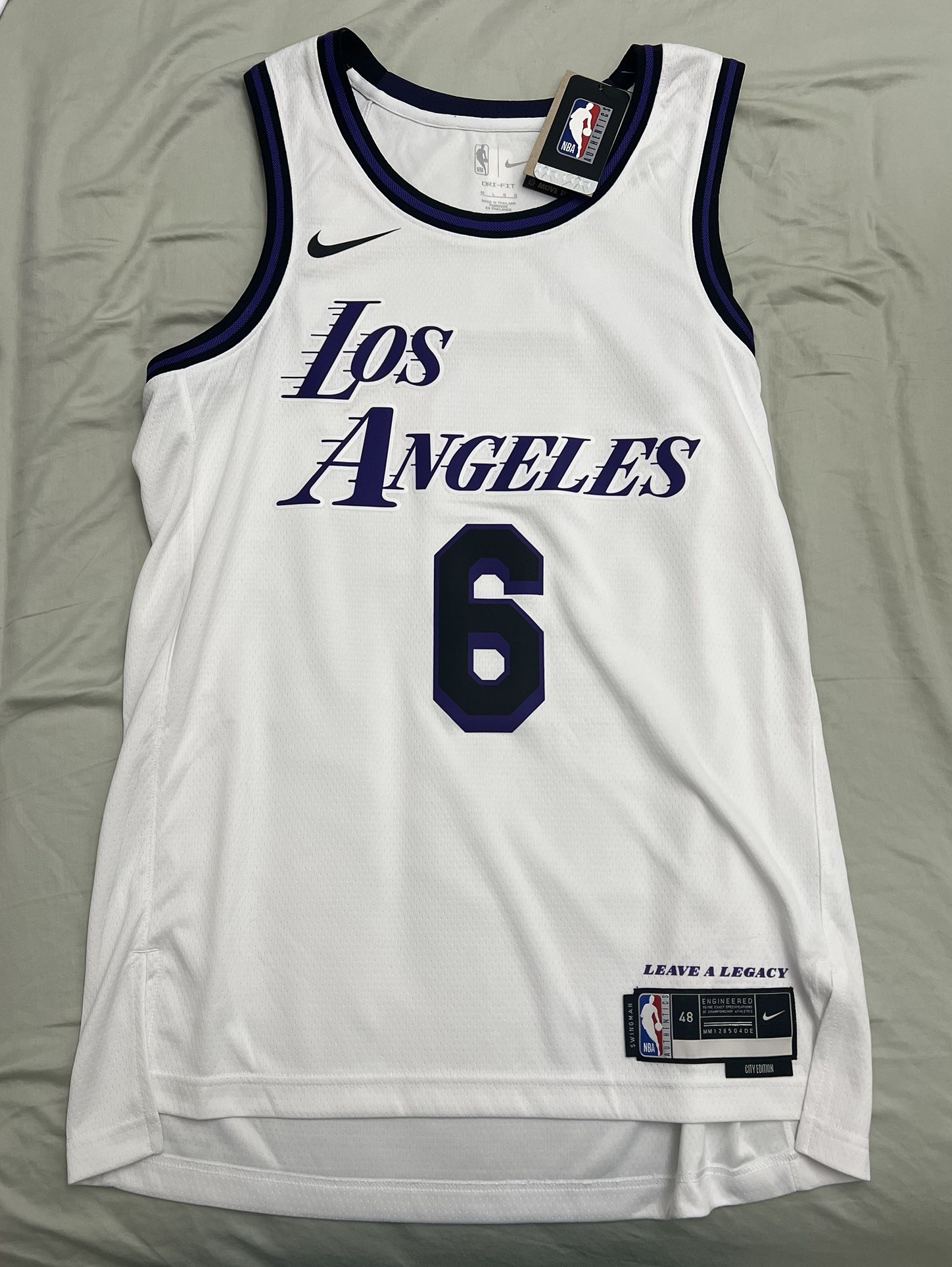 LeBron James City Edition Lakers Jersey