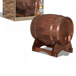 Wood Whiskey Barrel
