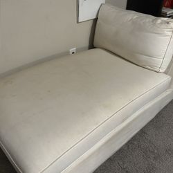 White Chaise Lounge 