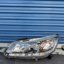 Honda Accord Touring 2013 2014 2015 Left Side LED Dual Projector Headlight OEM COMPLETE