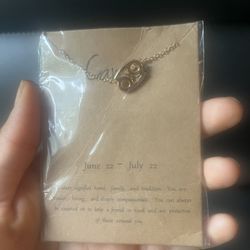 Cancer Horoscope Necklace 