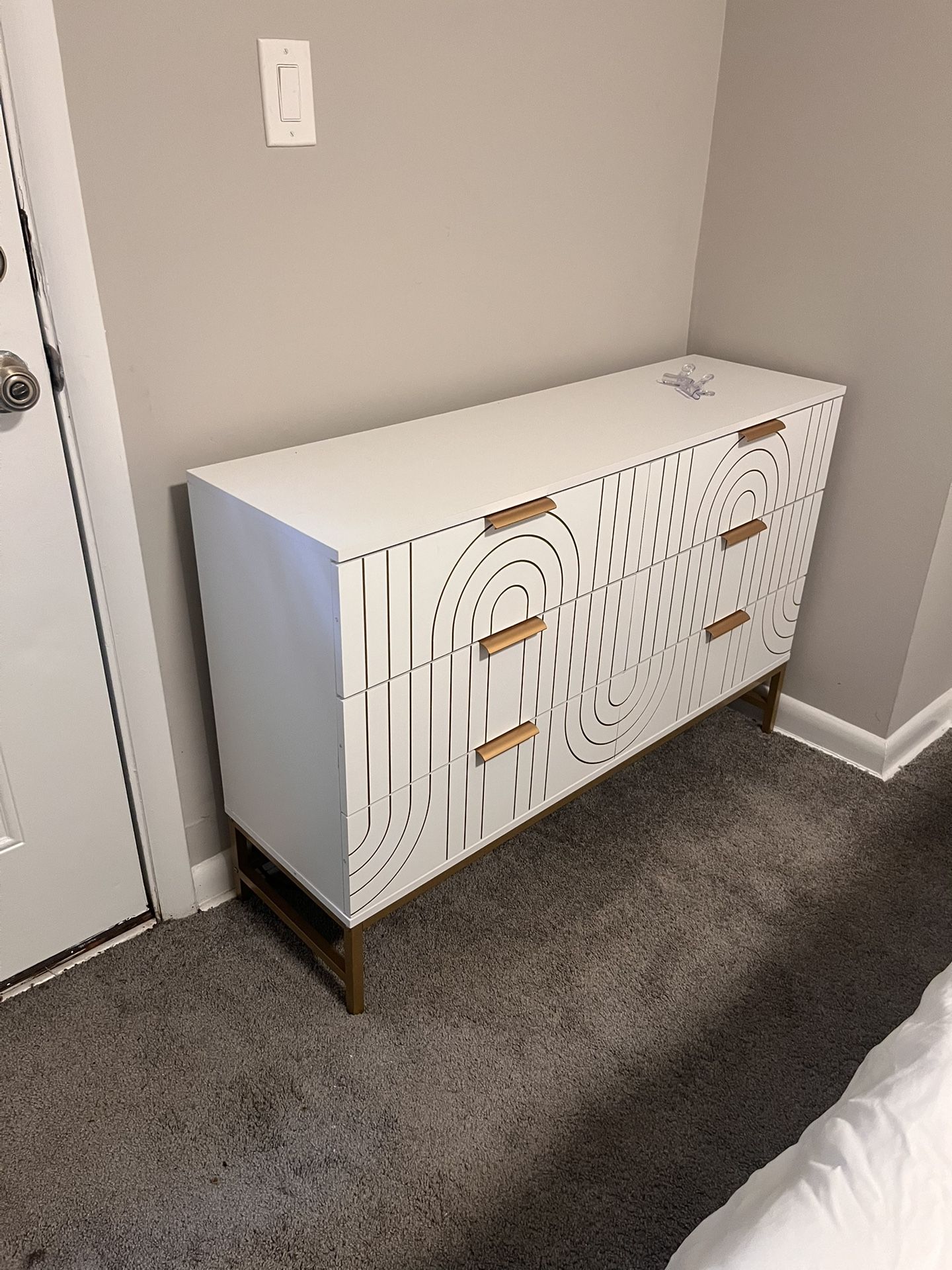 Drawers -gold n white