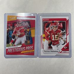 Patrick Mahomes Football Card Lot (2 Cards)